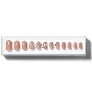 Static nails pop on manicure Toasted Sugar (round)